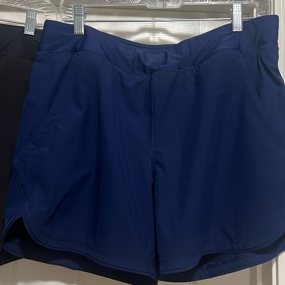 Lands End 3” swim shorts. 2 pairs in Black and Navy. Size 12. - Picture 2 of 9